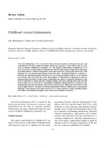 Childhood visceral leishmaniasis - medIND