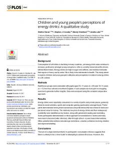 Children and young people's perceptions of ... - Semantic Scholar