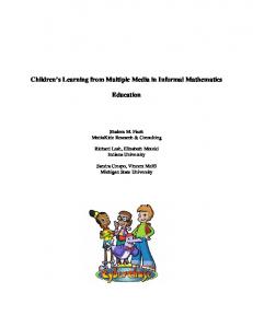 Childrens Learning from Multiple Media in Informal ... - Semantic Scholar