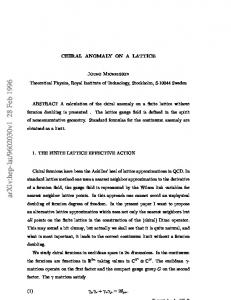 Chiral Anomaly on a Lattice