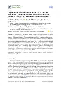 Chlorine Advanced ... - MDPI