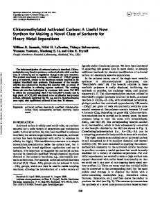 Chloromethylated Activated Carbon - Semantic Scholar