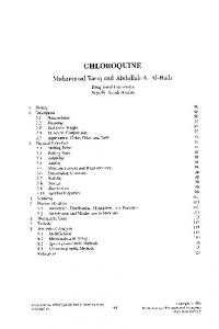 chloroquine - ScienceDirect