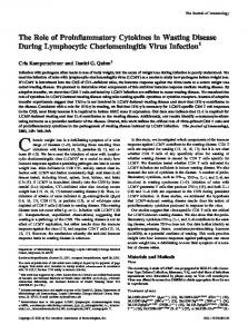 Choriomeningitis Virus Infection Wasting Disease During Lymphocytic ...