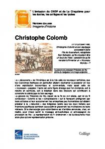 Christophe Colomb - Cndp