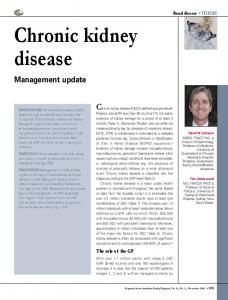 Chronic kidney disease - CiteSeerX