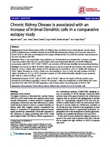 Chronic Kidney Disease is associated with an increase of Intimal ...