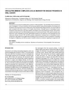 circulating immune complexes - medIND