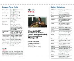 Cisco Unified IP Conference Station 7937G Phone Guide and Quick ...