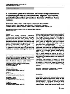 cisplatin, capecitabine - Springer Link