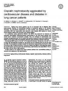 Cisplatin nephrotoxicity aggravated by ... - Semantic Scholar