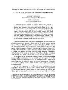 CLASSICAL CONDITIONING OF PUPILLARY ...