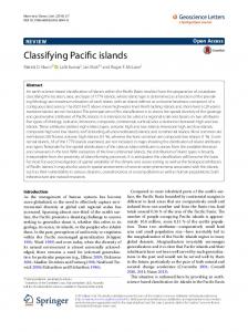 Classifying Pacific islands - Springer Link