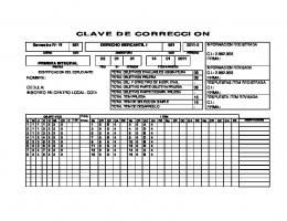 CLAVE DE CORRECCION - CiberEsquina