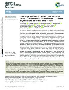 Cleaner production of cleaner fuels