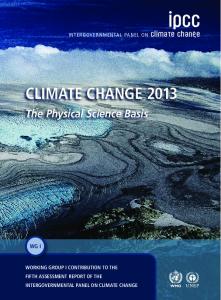 climate change 2013