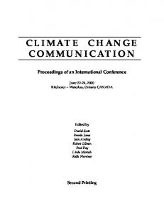 climate change communication