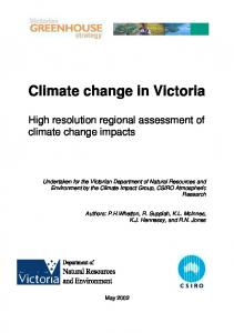 Climate change in Victoria