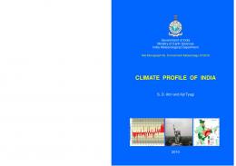 climate profile of india - India Environment Portal