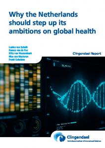 Clingendael report on Global Health