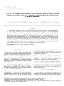 clinical and epidemiological profile of elderly