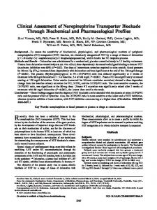 Clinical Assessment of Norepinephrine Transporter ... - AHA Journals