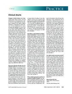 Clinical shorts - CMAJ