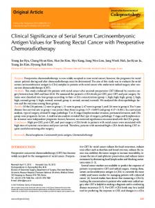 Clinical Significance of Serial Serum