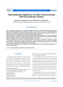 Clinicopathologic Significance of Gastric ... - KoreaMed Synapse