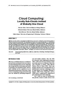 Cloud Computing - Semantic Scholar