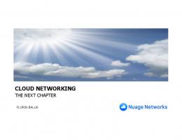 CLOUD NETWORKING - Nanog