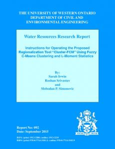 Cluster-FCM - Western Engineering - Western University