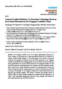 Coal and Coalbed Methane Co-Extraction Technology ... - CiteSeerX