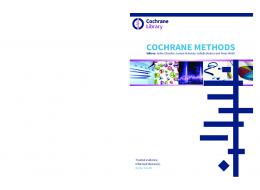 cochrane methods - Cochrane Library