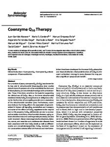 Coenzyme Q 10 Therapy - Accurate Clinic