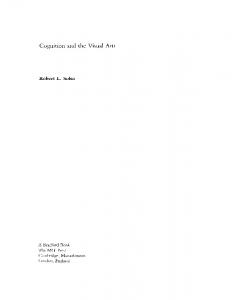 Cognition and the Visual Arts