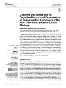 Cognitive Structuring and Its Cognitive ... - Semantic Scholar