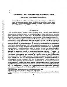 Cohomology and deformations of Courant pairs