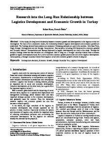 Cointegration Analysis, Economic Growth, Granger Causality Test ...
