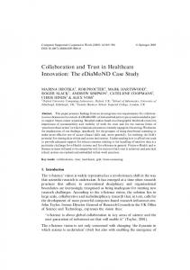 Collaboration and Trust in Healthcare Innovation ... - Semantic Scholar