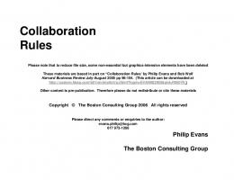 Collaboration Rules - Semantic Scholar