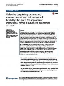 Collective bargaining systems and ... - Semantic Scholar
