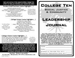 College Ten Leadership Journal