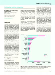 Colorectal cancer screening - CiteSeerX