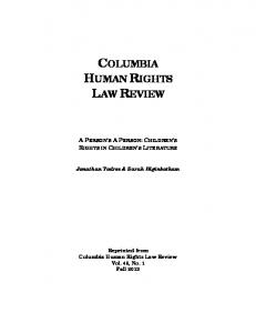 columbia human rights law review