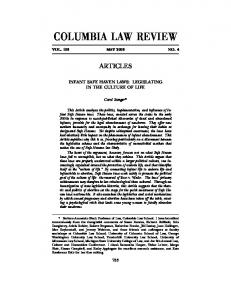 columbia law review - SSRN papers