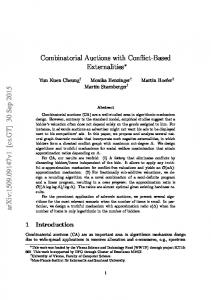 Combinatorial Auctions with Conflict-Based Externalities