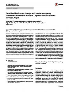 Combined land cover changes and habitat occupancy to understand