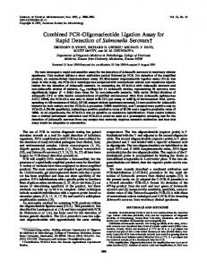 Combined PCR-Oligonucleotide Ligation Assay for Rapid Detection of ...