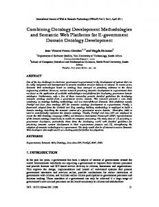 Combining Ontology Development Methodologies and Semantic Web